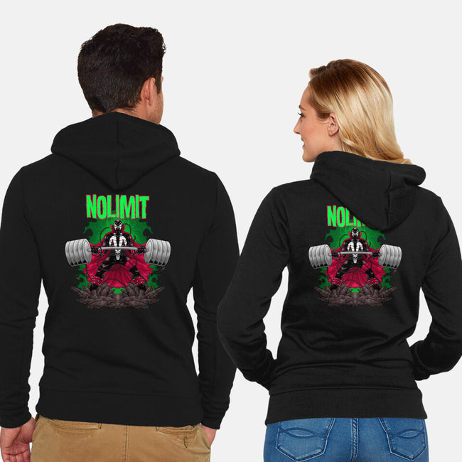 No Limit-Unisex-Zip-Up-Sweatshirt-badhowler