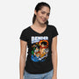 Bender Squad-Womens-V-Neck-Tee-spoilerinc