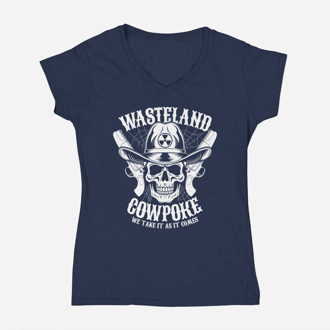 Wasteland Cowpoke-Womens-V-Neck-Tee-Boggs Nicolas