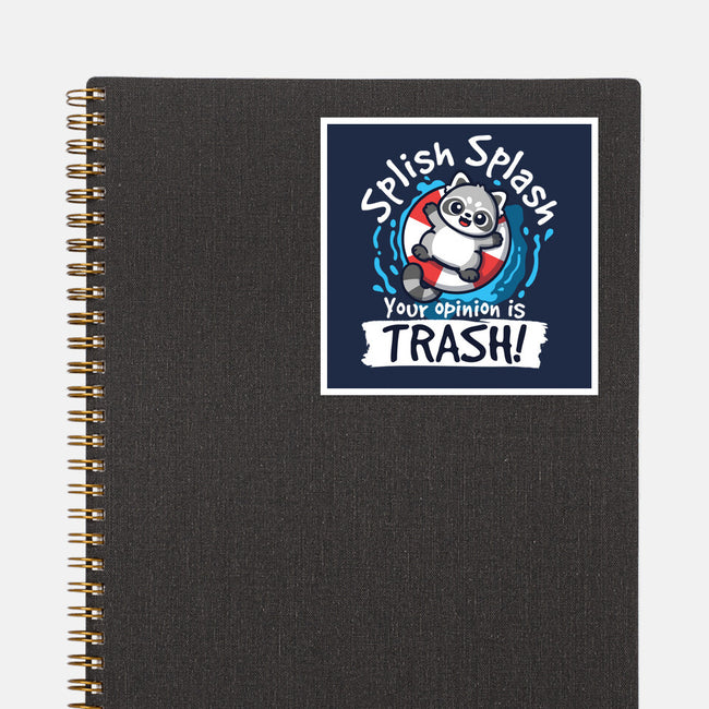 Splish Splash Trash-None-Glossy-Sticker-NemiMakeit