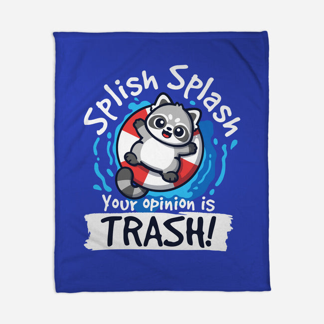 Splish Splash Trash-None-Fleece-Blanket-NemiMakeit