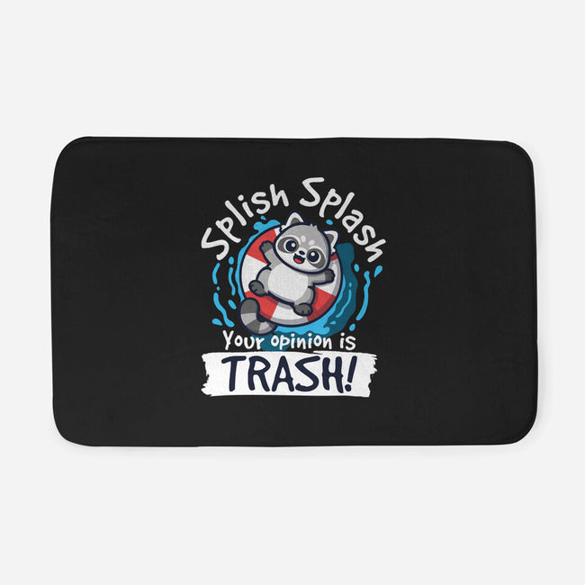 Splish Splash Trash-None-Memory Foam-Bath Mat-NemiMakeit