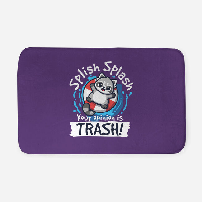 Splish Splash Trash-None-Memory Foam-Bath Mat-NemiMakeit