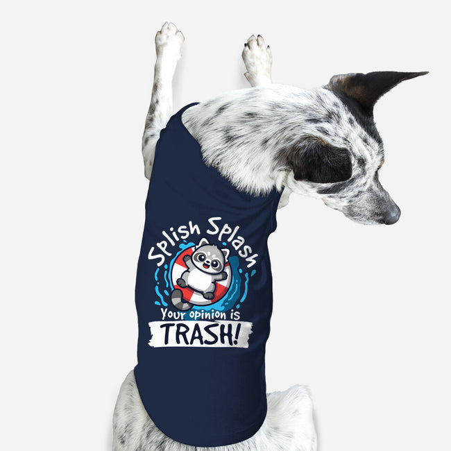 Splish Splash Trash-Dog-Basic-Pet Tank-NemiMakeit