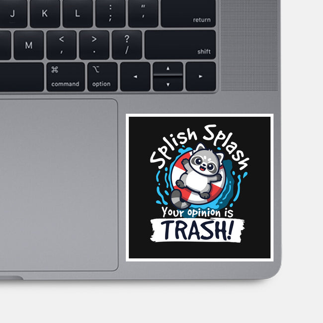 Splish Splash Trash-None-Glossy-Sticker-NemiMakeit