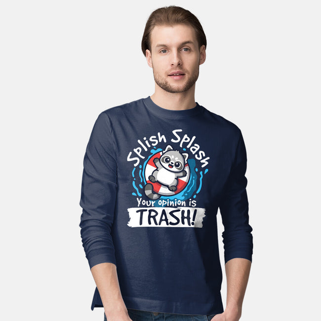 Splish Splash Trash-Mens-Long Sleeved-Tee-NemiMakeit