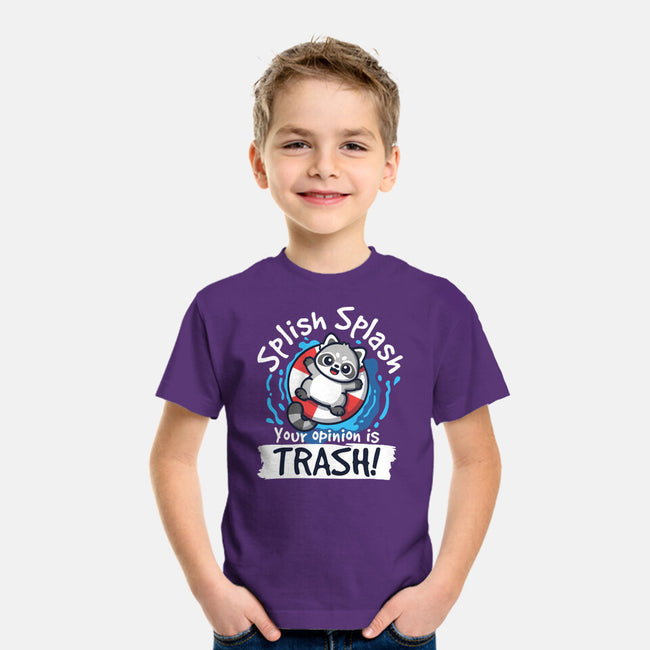 Splish Splash Trash-Youth-Basic-Tee-NemiMakeit