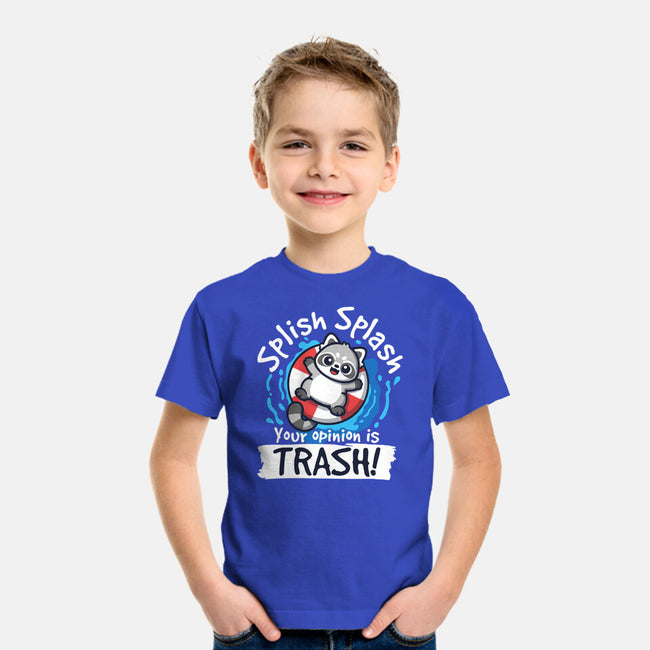 Splish Splash Trash-Youth-Basic-Tee-NemiMakeit