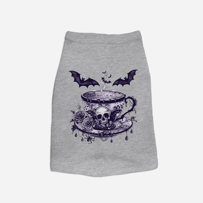 Coffee Goth-Cat-Basic-Pet Tank-Tinycraftyaliens