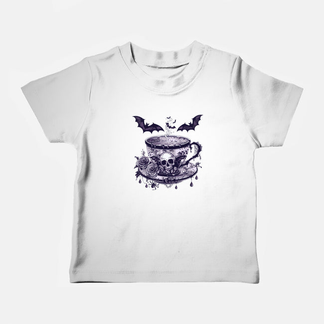 Coffee Goth-Baby-Basic-Tee-Tinycraftyaliens