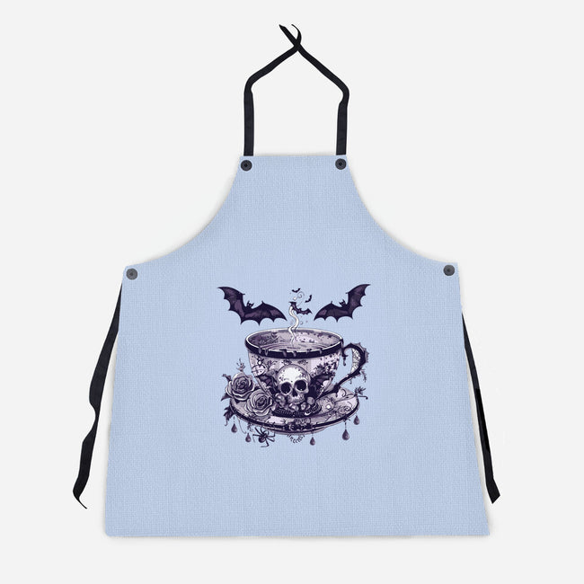 Coffee Goth-Unisex-Kitchen-Apron-Tinycraftyaliens