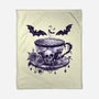 Coffee Goth-None-Fleece-Blanket-Tinycraftyaliens