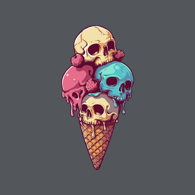 Skull Ice Cream-None-Polyester-Shower Curtain-Tinycraftyaliens