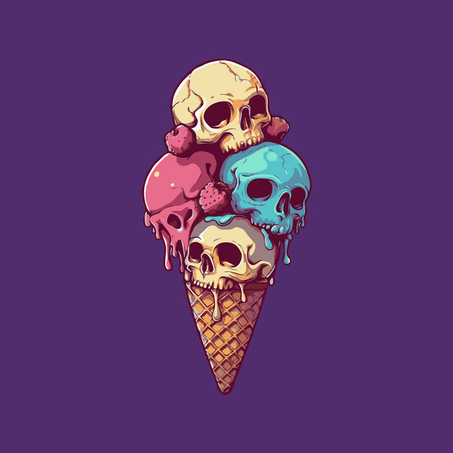 Skull Ice Cream-Womens-Off Shoulder-Tee-Tinycraftyaliens