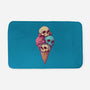 Skull Ice Cream-None-Memory Foam-Bath Mat-Tinycraftyaliens