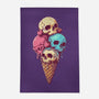 Skull Ice Cream-None-Indoor-Rug-Tinycraftyaliens