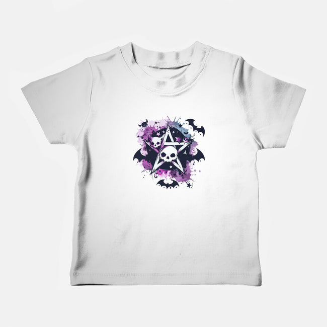 Kawaii Pentagram-Baby-Basic-Tee-Tinycraftyaliens