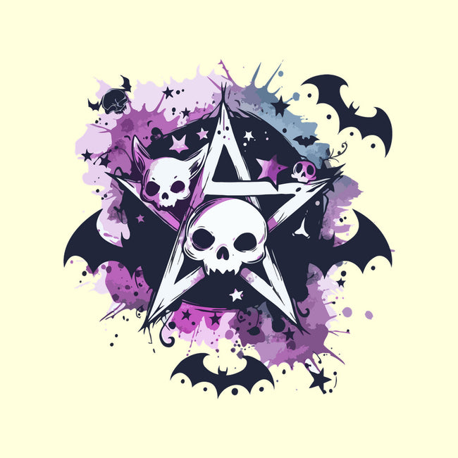 Kawaii Pentagram-Mens-Basic-Tee-Tinycraftyaliens