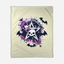 Kawaii Pentagram-None-Fleece-Blanket-Tinycraftyaliens