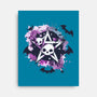 Kawaii Pentagram-None-Stretched-Canvas-Tinycraftyaliens