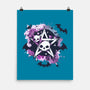 Kawaii Pentagram-None-Matte-Poster-Tinycraftyaliens