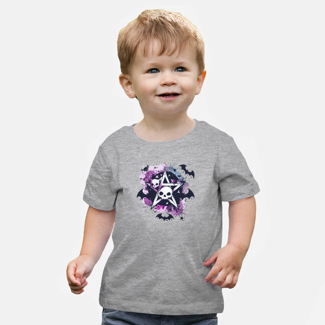 Kawaii Pentagram-Baby-Basic-Tee-Tinycraftyaliens