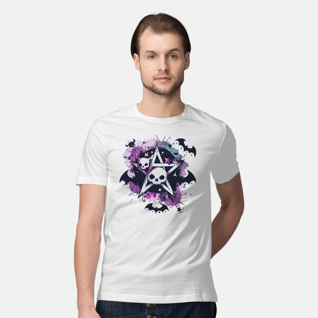 Kawaii Pentagram-Mens-Premium-Tee-Tinycraftyaliens