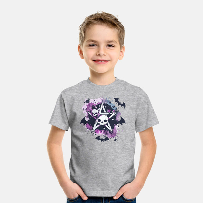 Kawaii Pentagram-Youth-Basic-Tee-Tinycraftyaliens