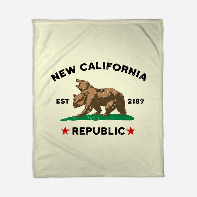 New California Republic-None-Fleece-Blanket-Melonseta