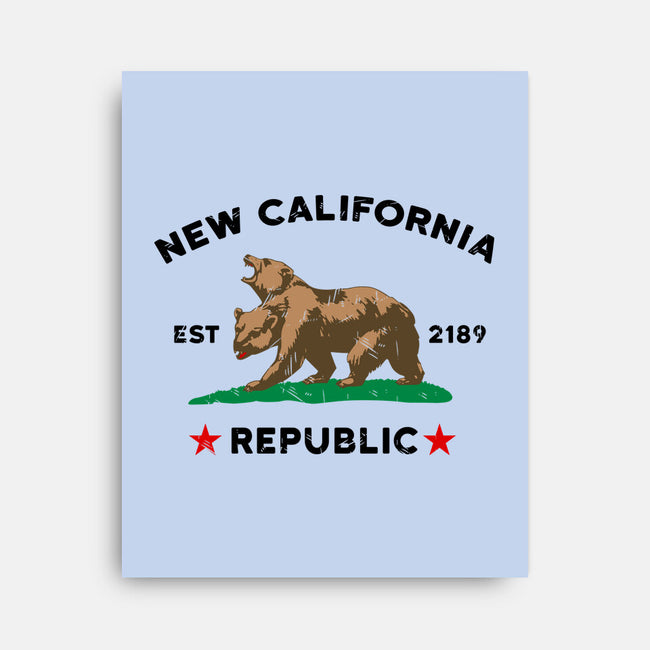 New California Republic-None-Stretched-Canvas-Melonseta