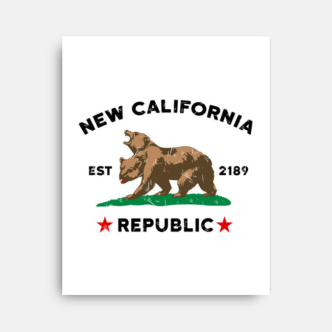 New California Republic-None-Stretched-Canvas-Melonseta