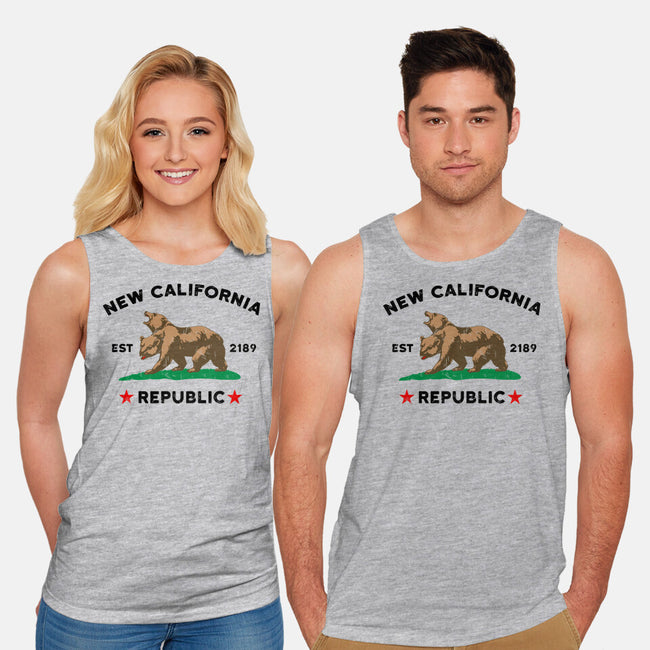 New California Republic-Unisex-Basic-Tank-Melonseta