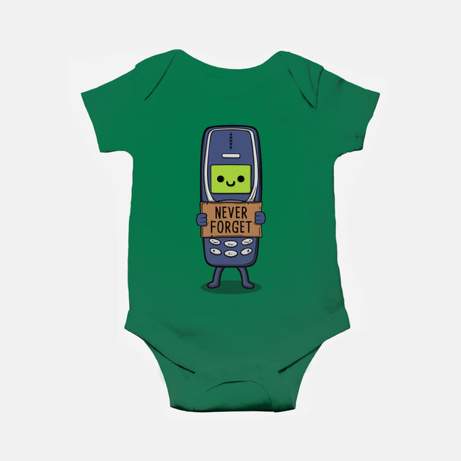 Never Forget-Baby-Basic-Onesie-Melonseta