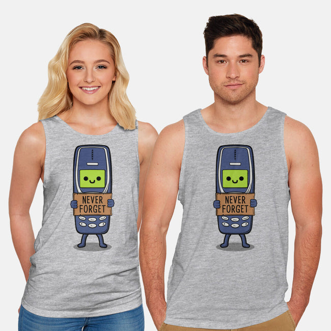 Never Forget-Unisex-Basic-Tank-Melonseta