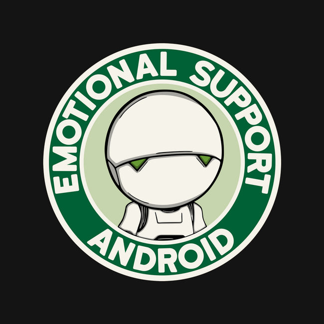 Emotional Support Android-None-Drawstring-Bag-Melonseta