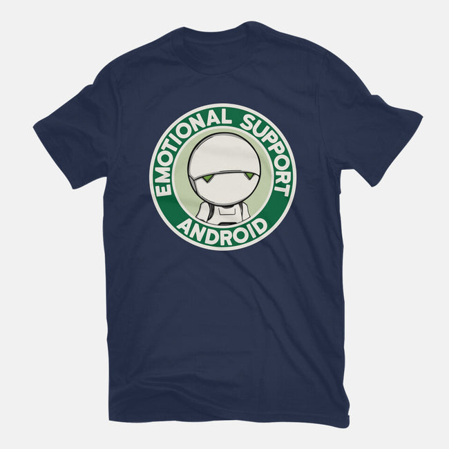 Emotional Support Android-Womens-Basic-Tee-Melonseta