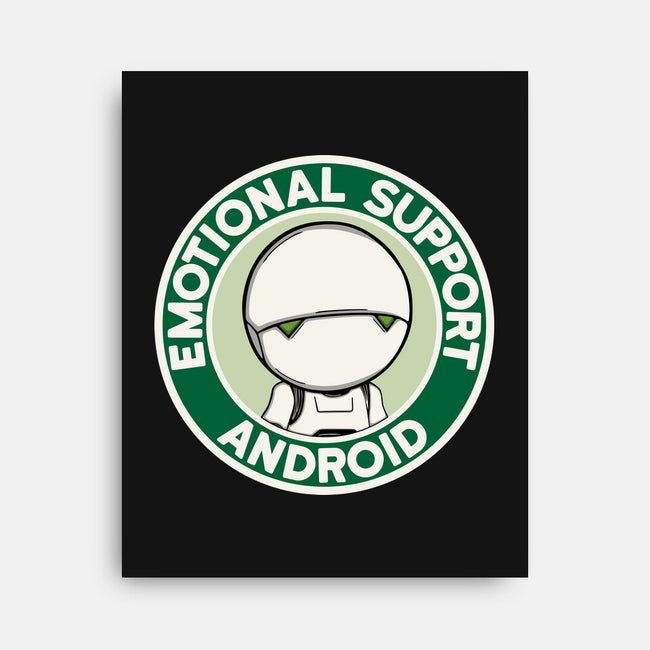 Emotional Support Android-None-Stretched-Canvas-Melonseta