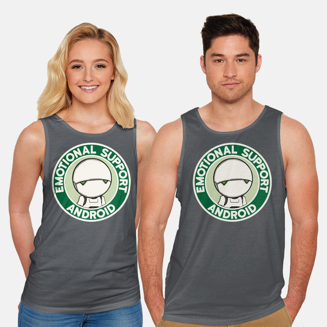 Emotional Support Android-Unisex-Basic-Tank-Melonseta