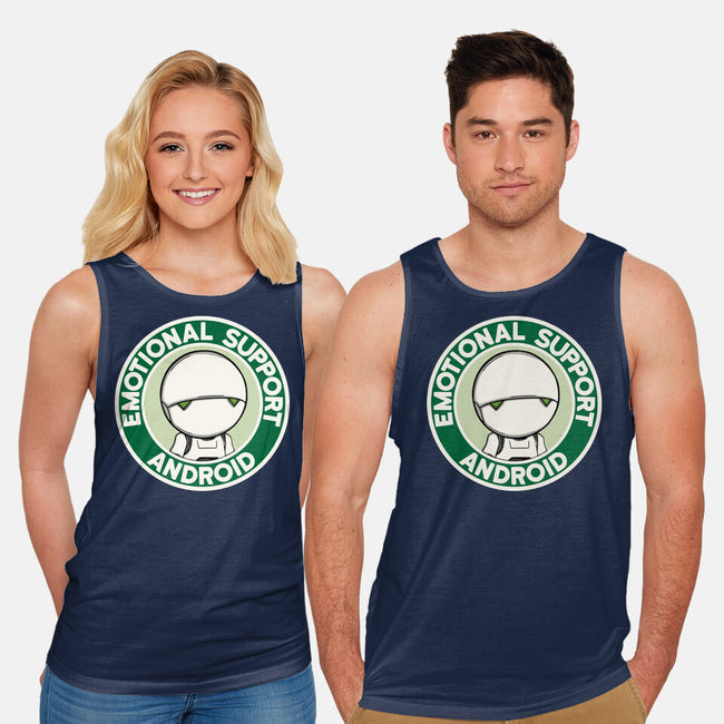 Emotional Support Android-Unisex-Basic-Tank-Melonseta