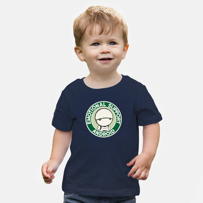 Emotional Support Android-Baby-Basic-Tee-Melonseta