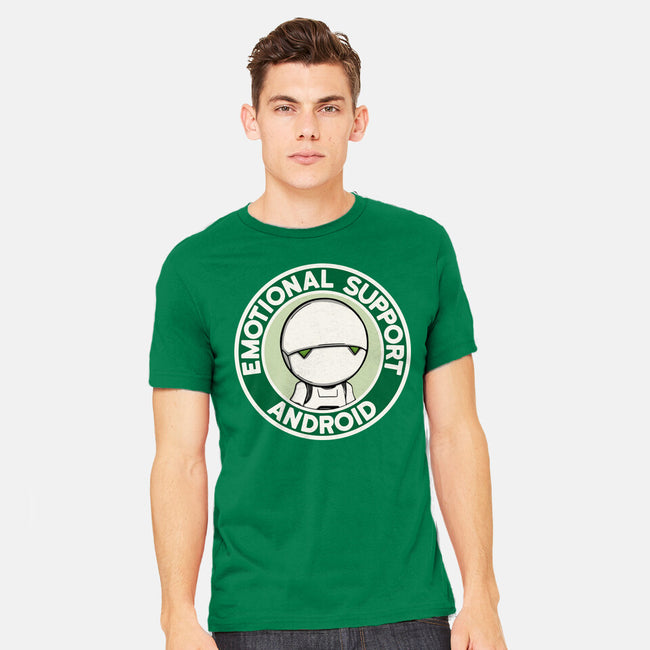 Emotional Support Android-Mens-Heavyweight-Tee-Melonseta