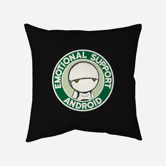 Emotional Support Android-None-Removable Cover w Insert-Throw Pillow-Melonseta