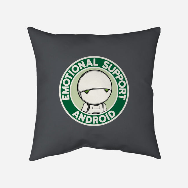 Emotional Support Android-None-Removable Cover w Insert-Throw Pillow-Melonseta