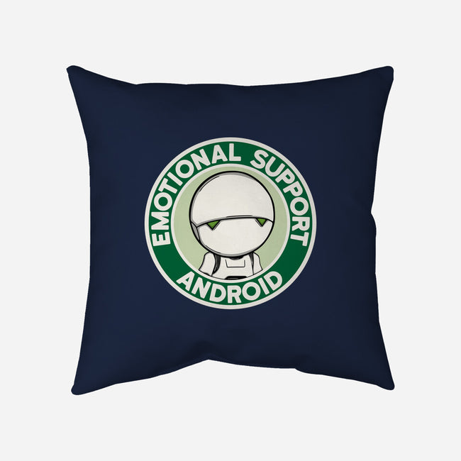 Emotional Support Android-None-Removable Cover w Insert-Throw Pillow-Melonseta