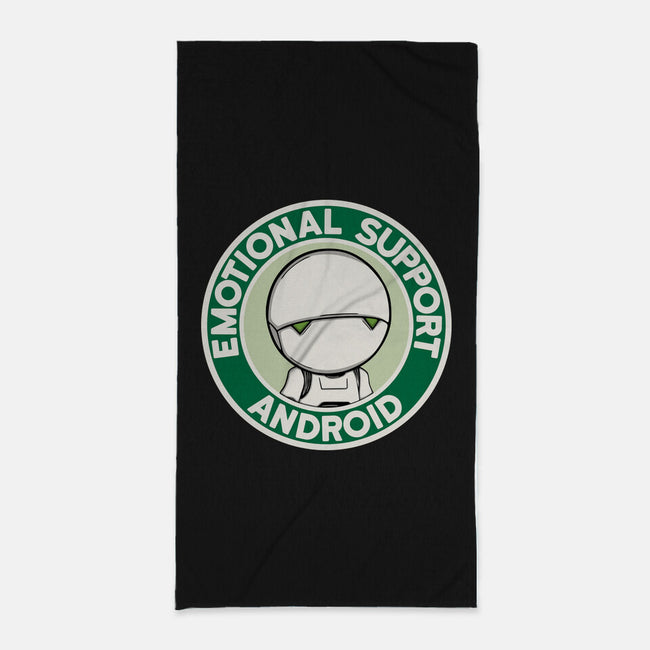 Emotional Support Android-None-Beach-Towel-Melonseta