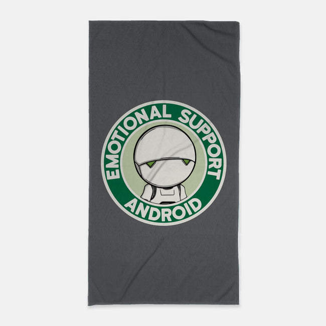 Emotional Support Android-None-Beach-Towel-Melonseta