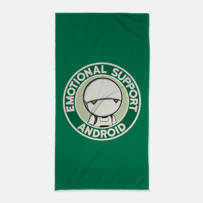 Emotional Support Android-None-Beach-Towel-Melonseta