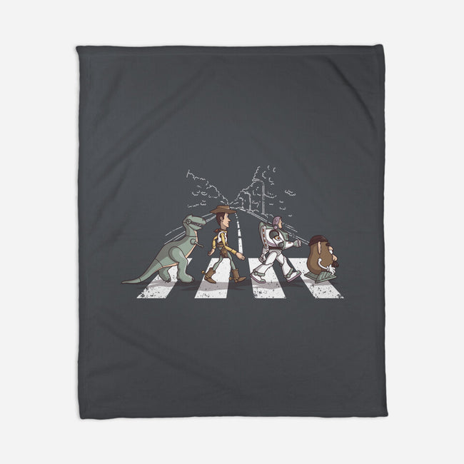 Friendship Road-None-Fleece-Blanket-retrodivision