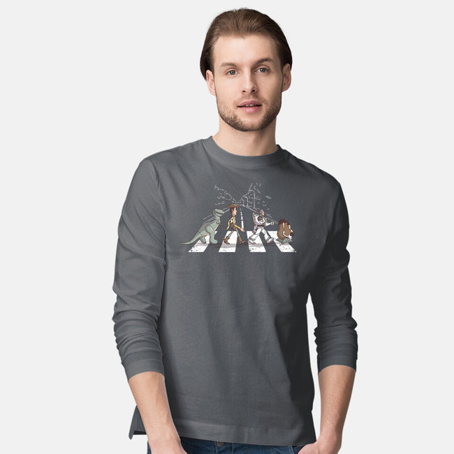 Friendship Road-Mens-Long Sleeved-Tee-retrodivision