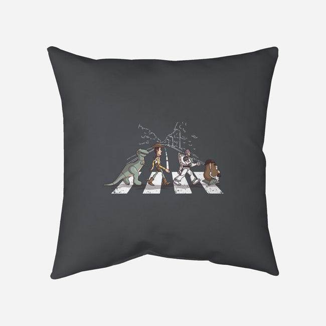 Friendship Road-None-Removable Cover w Insert-Throw Pillow-retrodivision